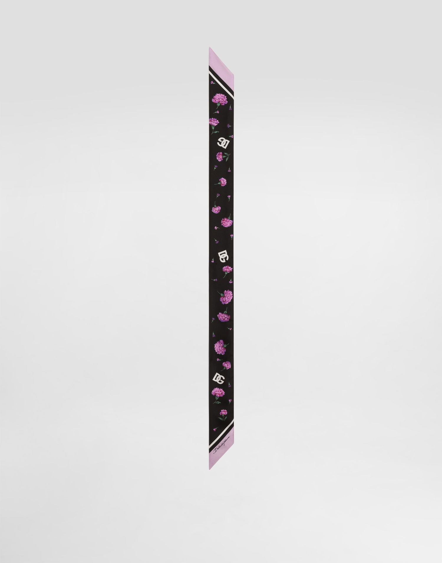 Šál Dolce & Gabbana Carnations-print Silk Twill Bandeau Rôznofarebný | FS215AGDDLIHN5XX, 0