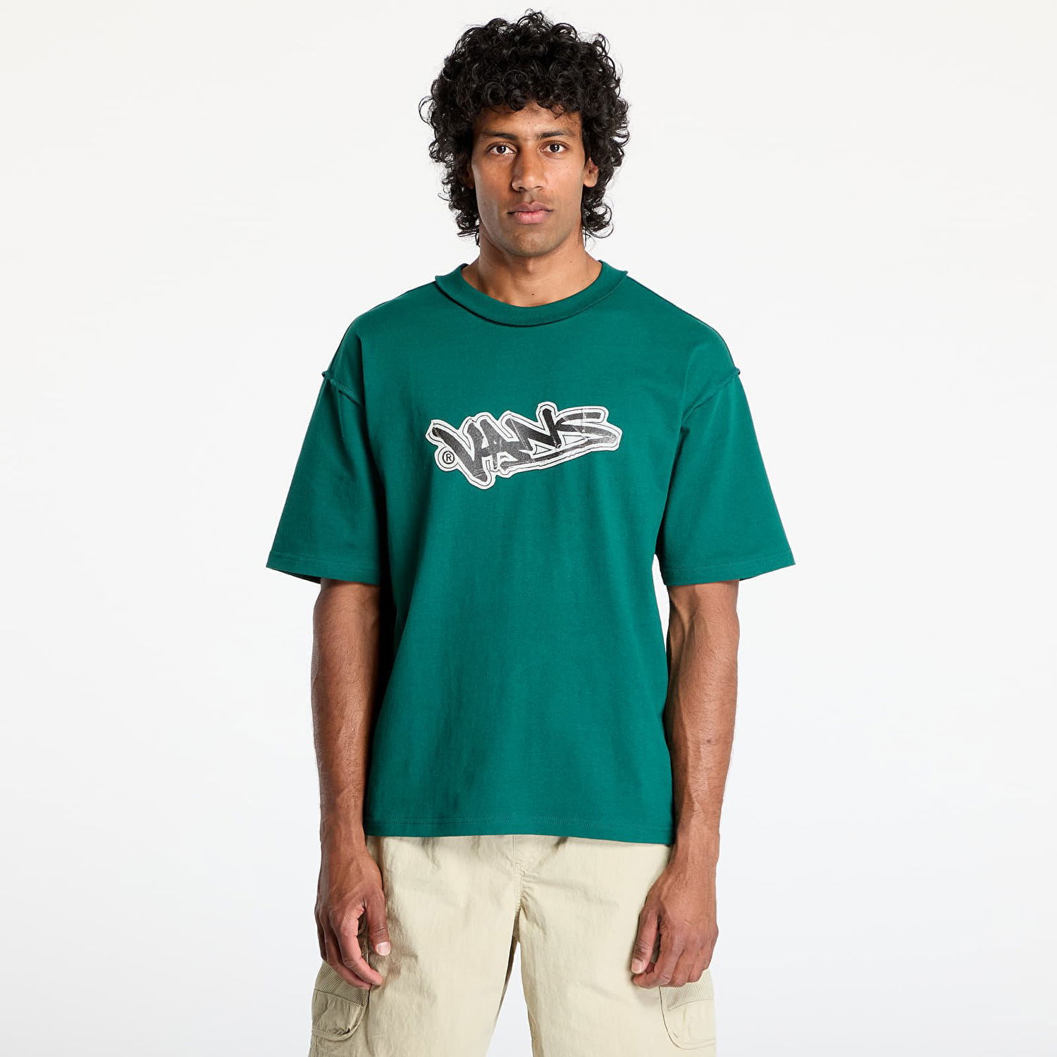 Tričko Vans Vans LX Slap Short Sleeve T-Shirt Zelené | VN000MGUCI21, 0