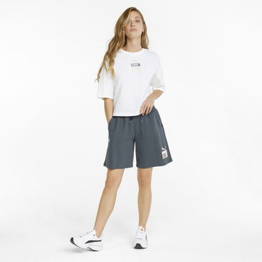 Šortky Puma Brand Love High Waist Longline Šedá | 534464-42, 3