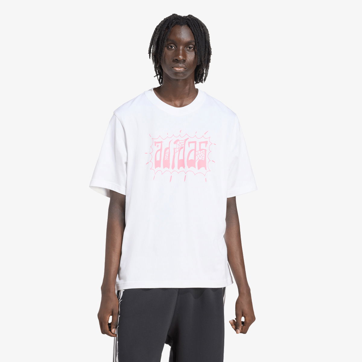 Tričko adidas Originals Graphic Oversized T-Shirt Biela | JW0207, 0