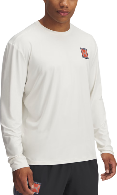 Tričko Under Armour UA Run 96 Long Sleeve T-Shirt Biela | 1389824-114, 0