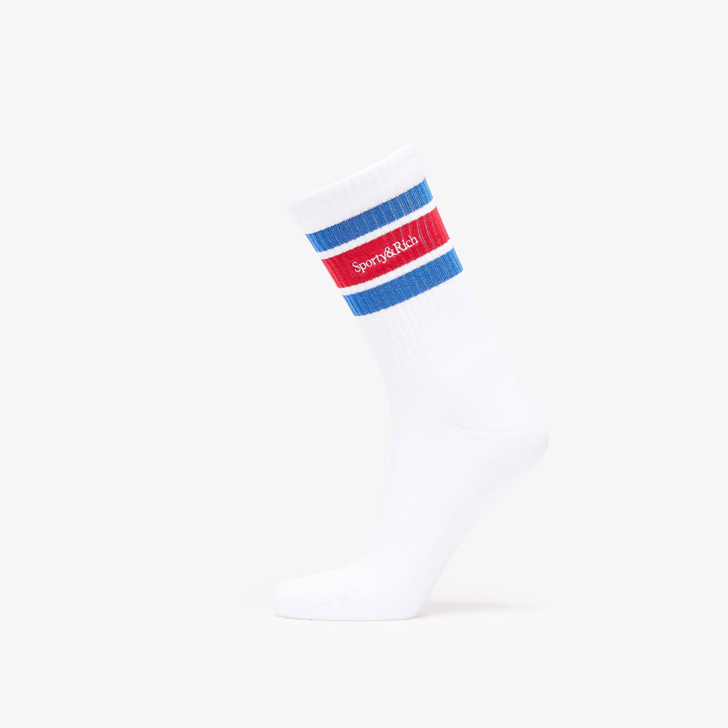 Ponožky Sporty & Rich Sporty & Rich Serif Logo Socks Biela | AC004622300WH44, 0