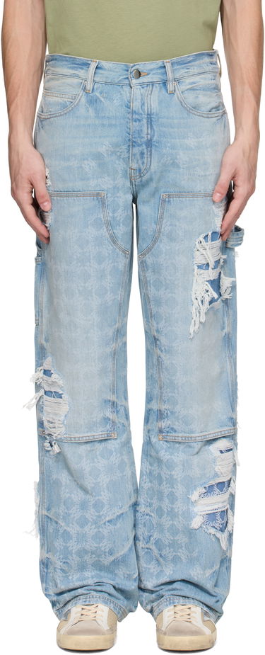 Džínsy AMIRI AMIRI Repair Carpenter Jeans Modrá | AMDNGH1094, 0