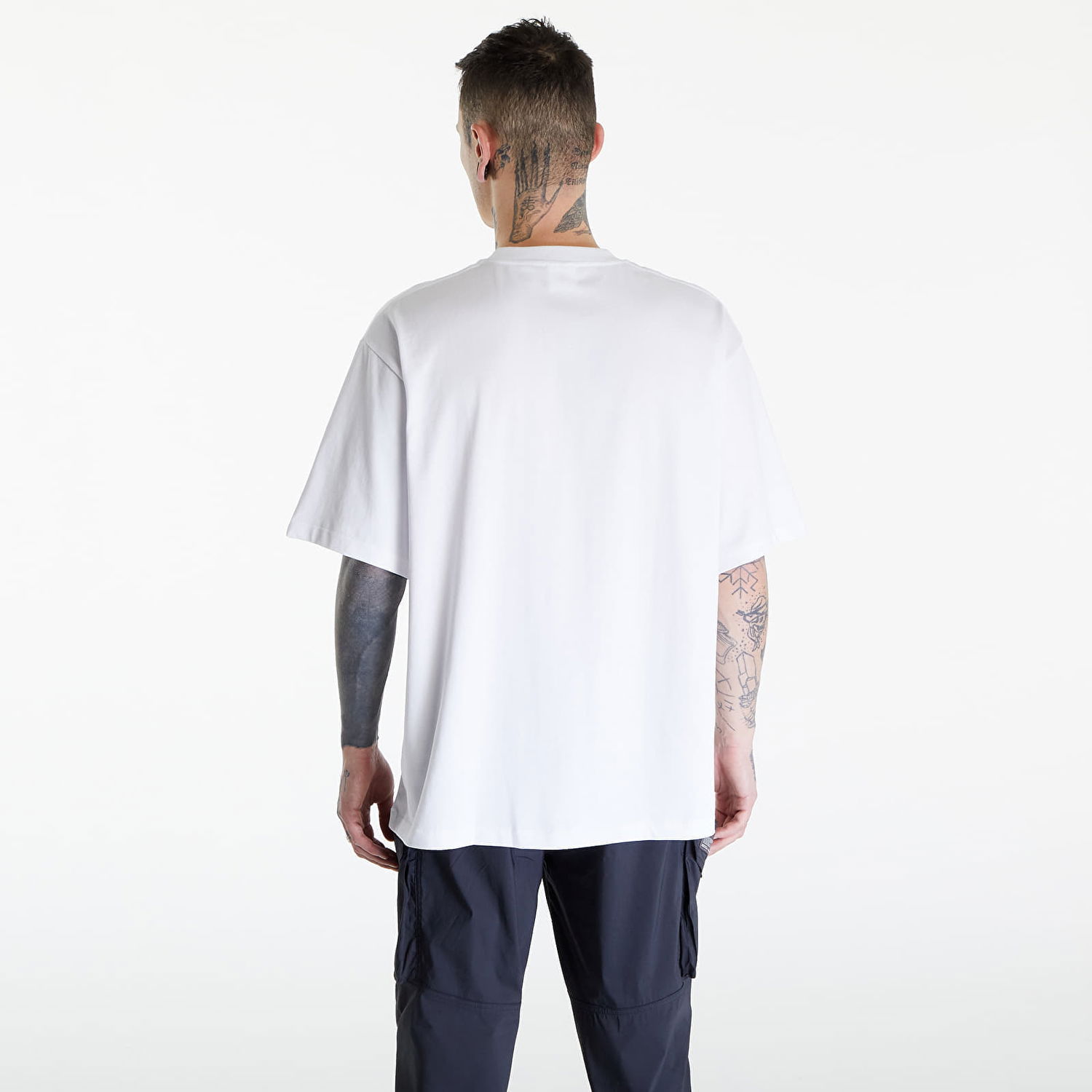 Tričko BAPE A BATHING APE Mad Flame Ape Head Relaxed Fit Tee White Biela | 001TEK301320M WHT, 1