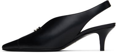 Tenisky a topánky Courrèges Slingback Leather Heels Čierna | 324SPP015CV0033, 2