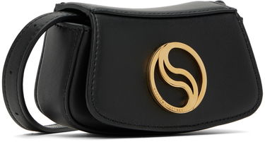Taška cez rameno Stella McCartney Small S-Wave Shoulder Bag Čierna | 7B0026WP0109, 1
