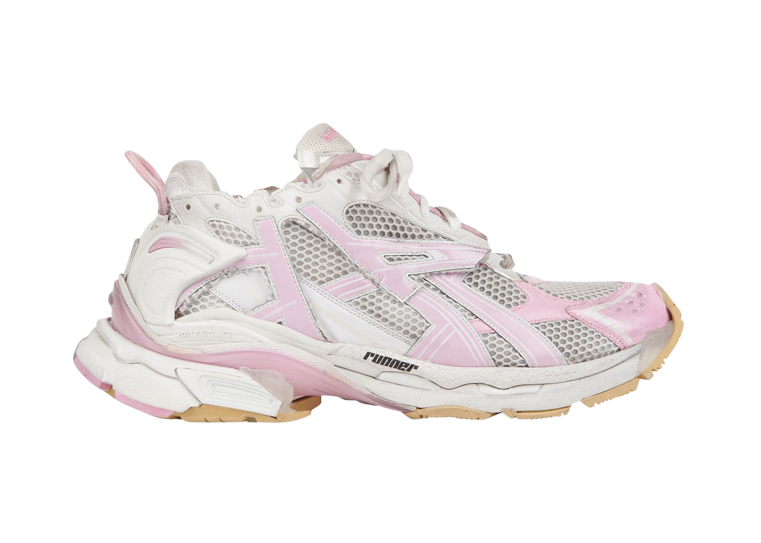 Tenisky a topánky Balenciaga Runner Pink White Ružová | 677403W3RB39059, 0