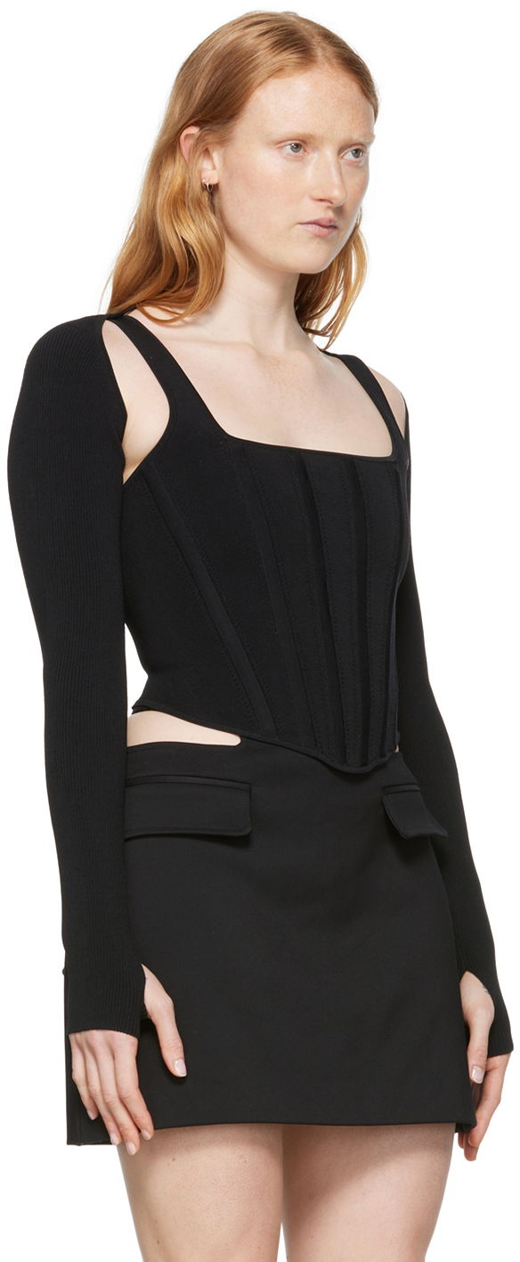Sukňa Dion Lee Dion Lee Tank Top and Cardigan Set Čierna | A7460P21, 1