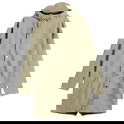 Hooded Long Jacket with Snap Buttons