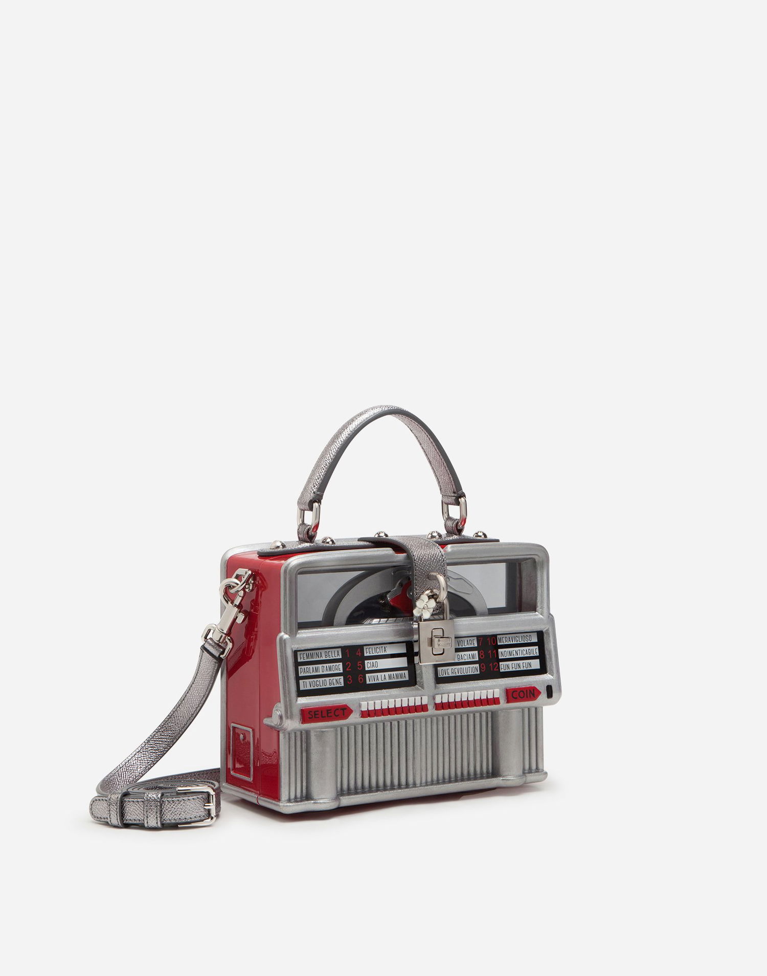 Kabelka Dolce & Gabbana Dolce & Gabbana Juke-box Dolce Box Handbag Metalická | BB5970AM35187647, 1