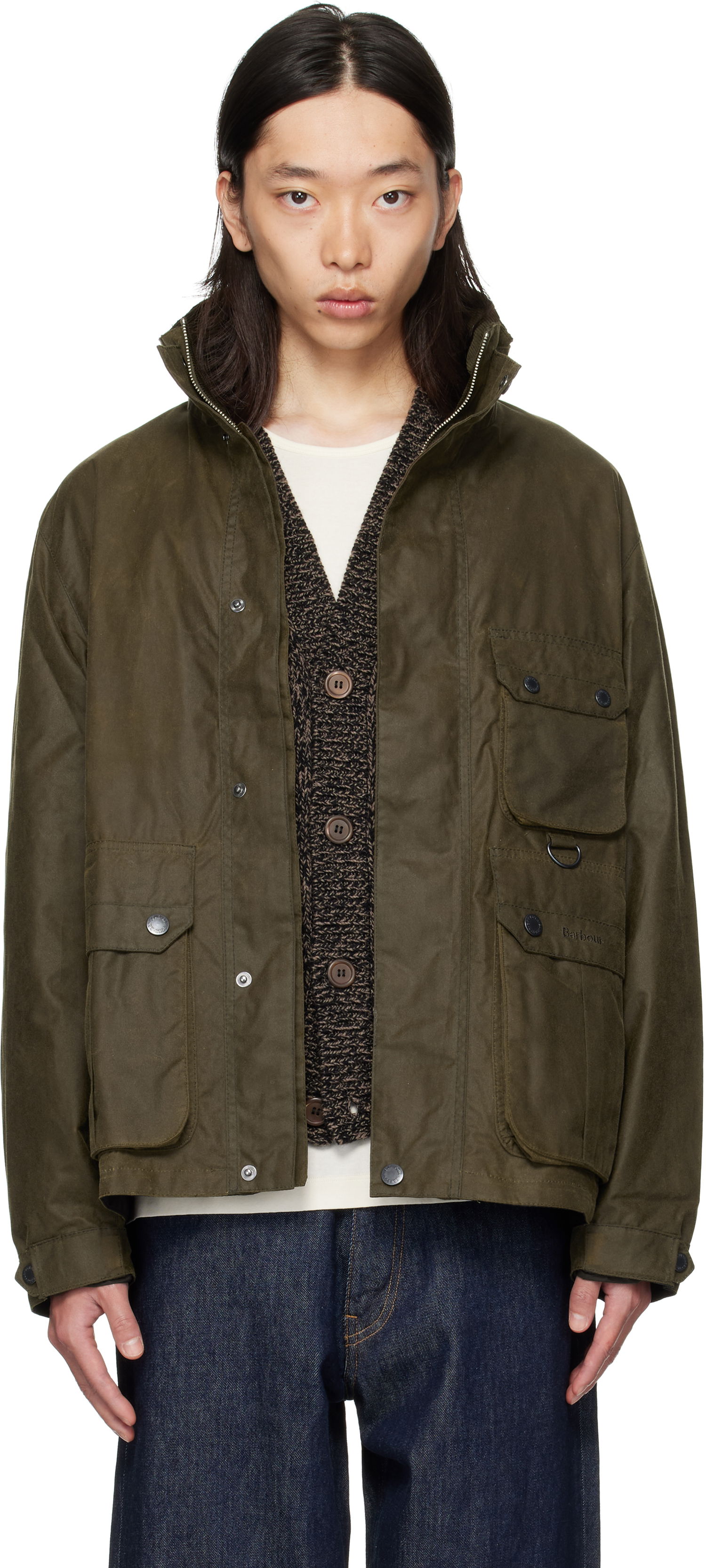 Bunda Barbour Barbour Re-Engineered Utility Bedale Waxed Jacket Zelené | MWX2483SN91, 0