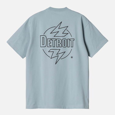Tričko Carhartt WIP Ablaze T-Shirt - Misty Sky/Black Modrá | I033639-13GXX, 0