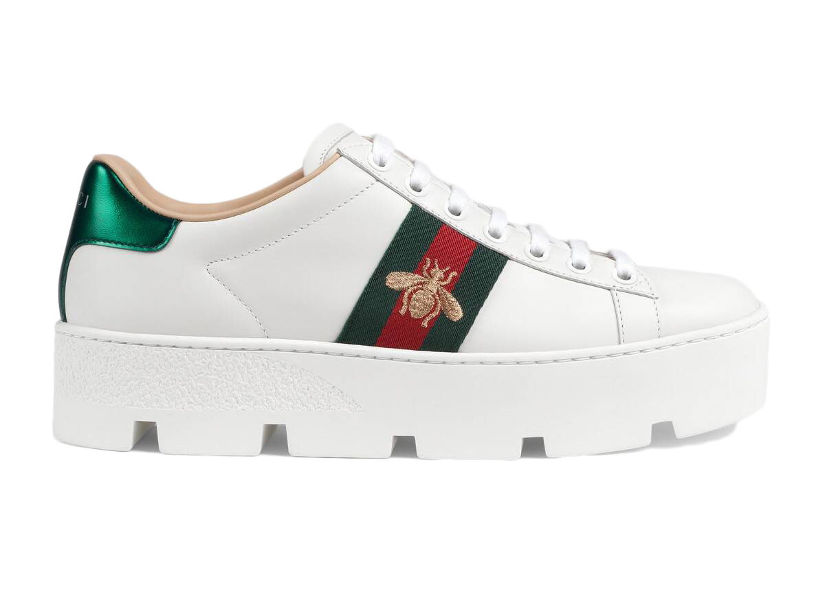 Tenisky a topánky Gucci Ace Platform 'White' Biela | 577573 DOPE0 9064, 0