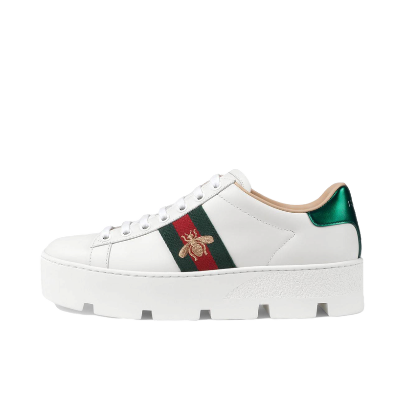Tenisky a topánky Gucci Ace Platform 'White' Biela | 577573 DOPE0 9064