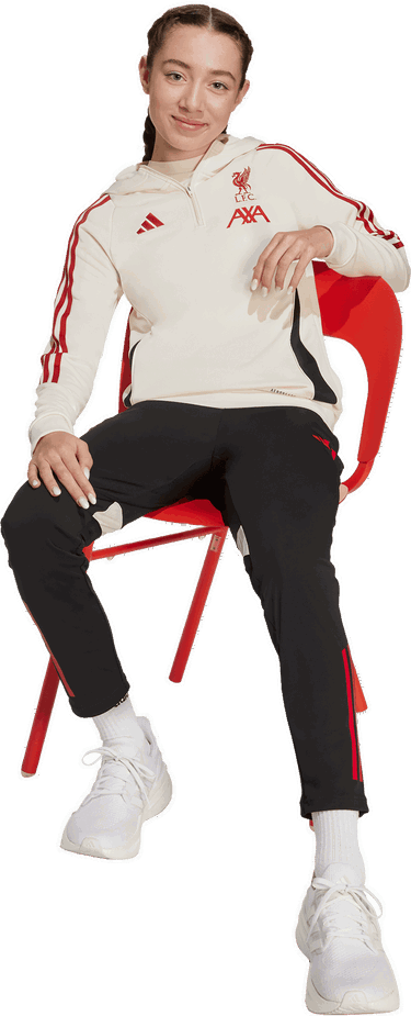 Mikina adidas Originals Liverpool FC Tiro Training Hoodie 2025/26 Biela | jv9019, 4