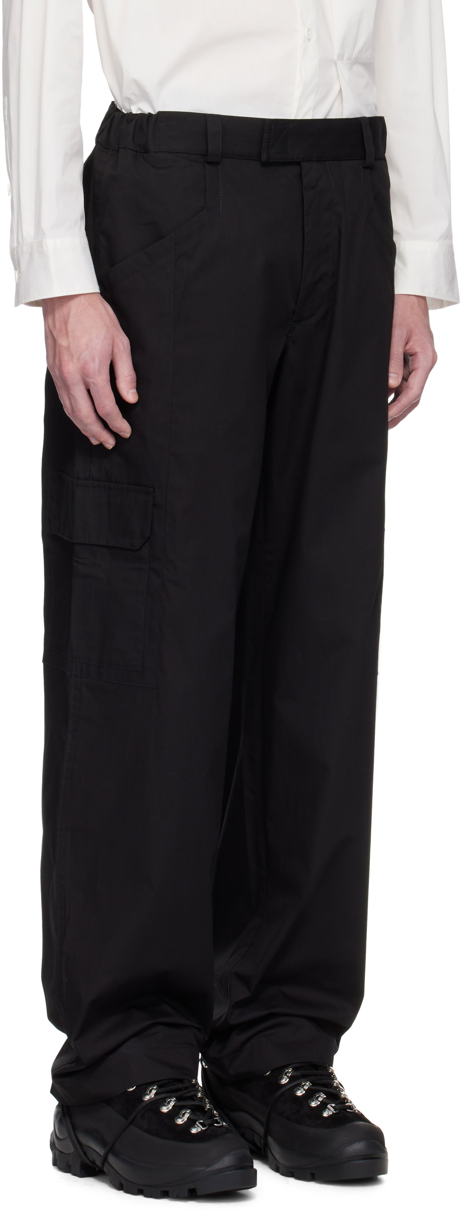 Cargo nohavice GR10K GR10K Poplin Cargo Pants Čierna | BG111083DI, 1