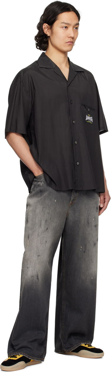 Košeľa Ambush AMBUSH Satin Short Sleeve Shirt Čierna | 12115311, 3