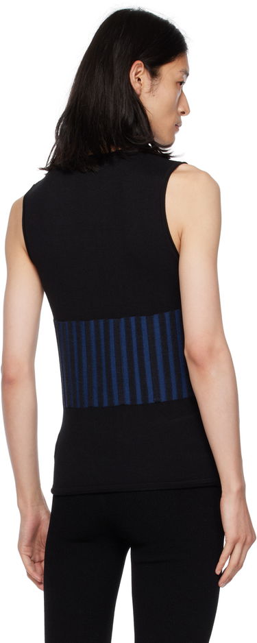 Tielko Dion Lee Ribbed Knit Tank Top Čierna | C7103F22, 2