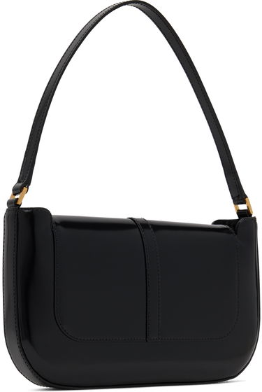 Taška cez rameno BY FAR Miranda Black Leather Shoulder Bag Čierna | 19PFMDASBLWMED, 2