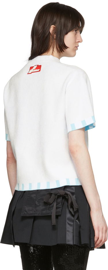 Sveter We11done We11done Viscose Knit Top Biela | WD-KT1-22-641-W-SK, 2