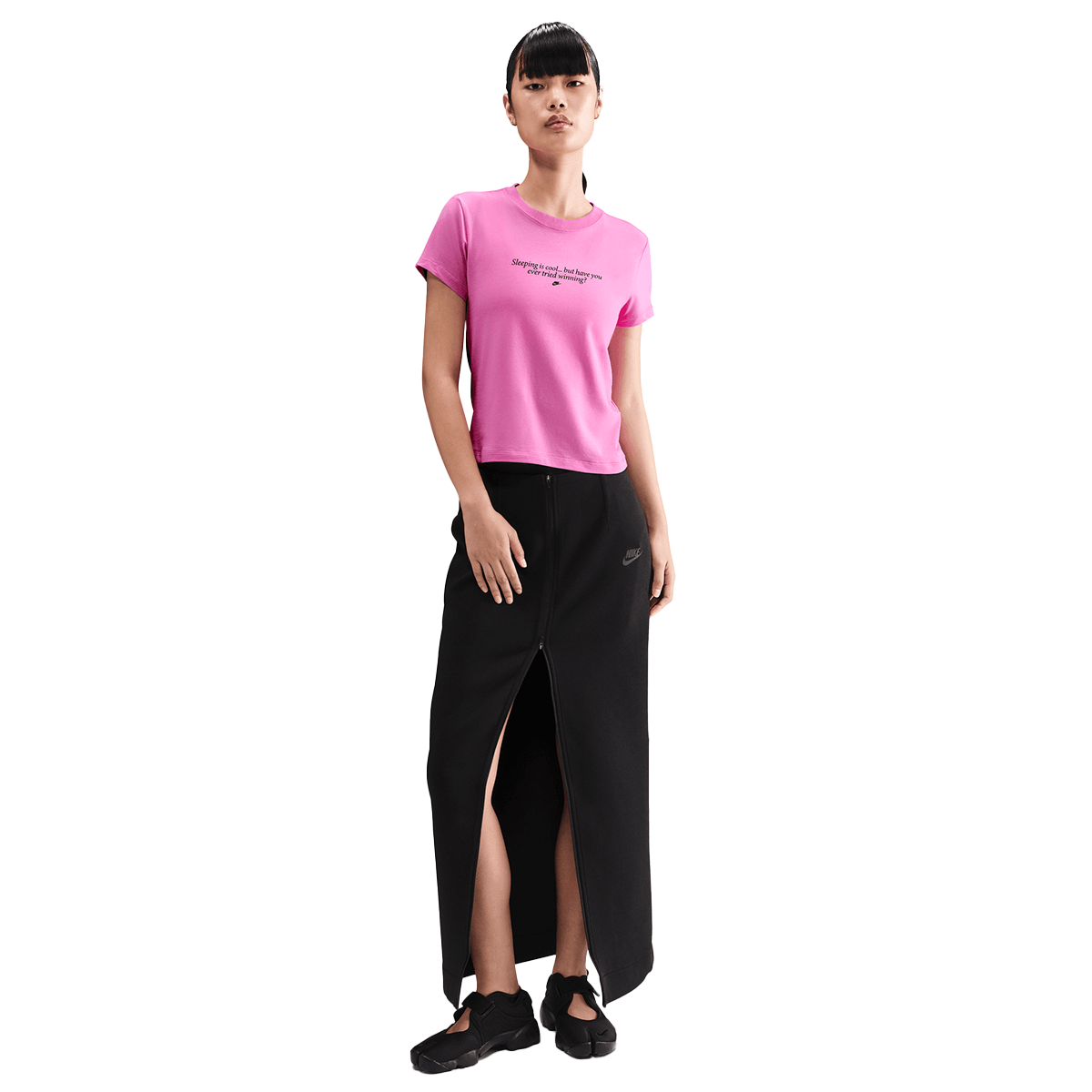 Tričko Nike NSW Knit Crop T-Shirt Ružová | IM9275-675, 0