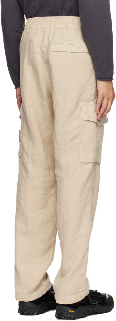 Cargo nohavice Stone Island Stone Island Diagonal Linen Cargo Pants Béžová | K1S15 3100029 S00F8, 2