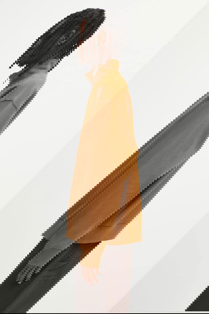 Mikina Carhartt WIP Half Zip American Script Sweatshirt Hnedá | I027014.HZXX, 1