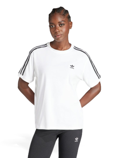 Tričko adidas Originals 3-Stripes Tee Biela | IR8051