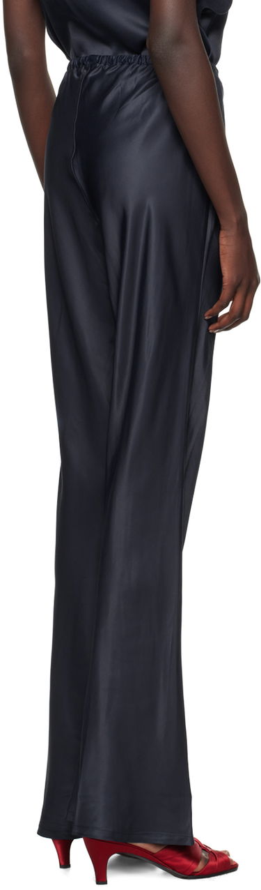 Nohavice Baserange Satin Trousers Navy | TRDY-VI-WI24, 2