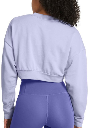 Mikina Under Armour Rival Terry OS Crop Crw-PPL Fialová | 1382738-539, 1