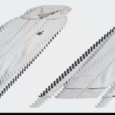 Mikina adidas Performance Essentials Full-Zip Hoodie Šedá | JE6338, 4