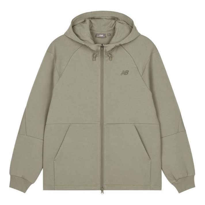 Mikina New Balance Classic Hooded Jacket Zelené | 6DD38651-DB