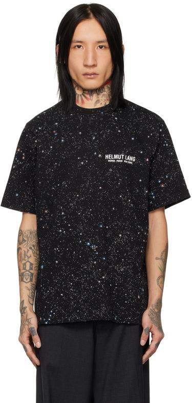 Tričko Helmut Lang Space Print T-Shirt Čierna | N09HM525, 0