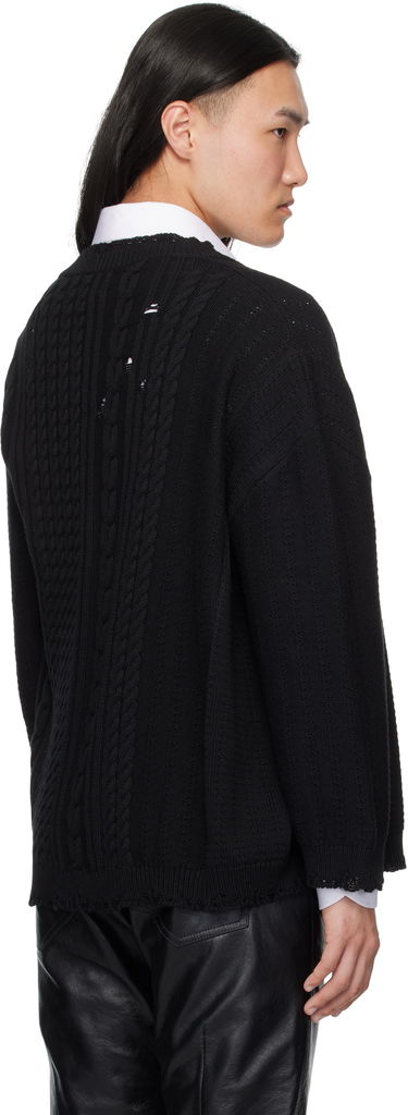 Sveter Enfants Riches Déprimés Enfants Riches Déprimés Asymmetrical Cardigan Čierna | 080-250, 2