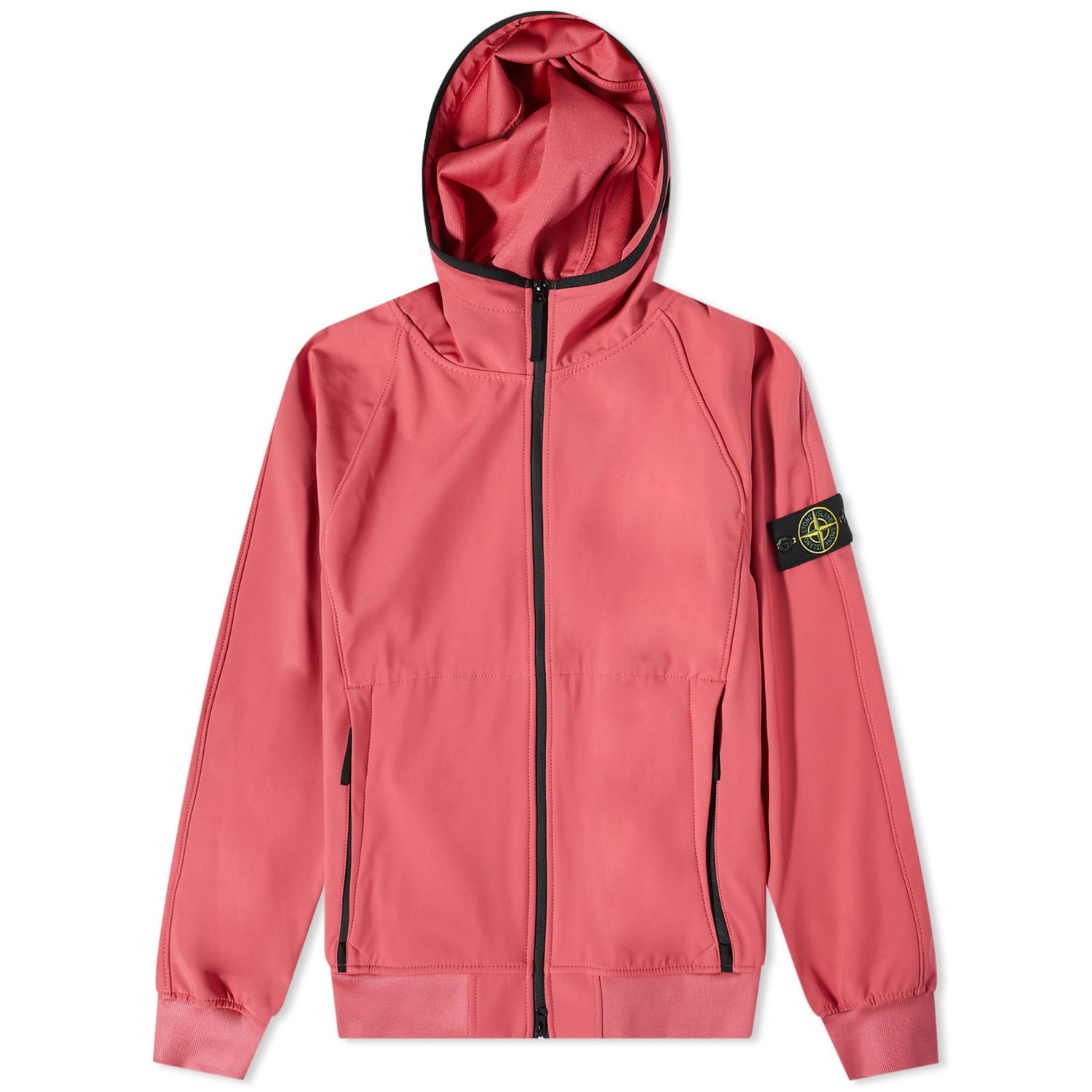 Vetrovka Stone Island Light Soft Shell-R Hooded Jacket Ružová | 781540927-V0087, 0