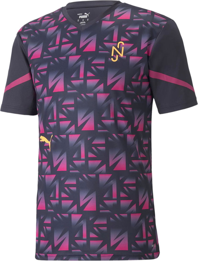 Dres Puma Neymar Jr. Flare Patterned V-Neck Jersey Rôznofarebný | 605607-009