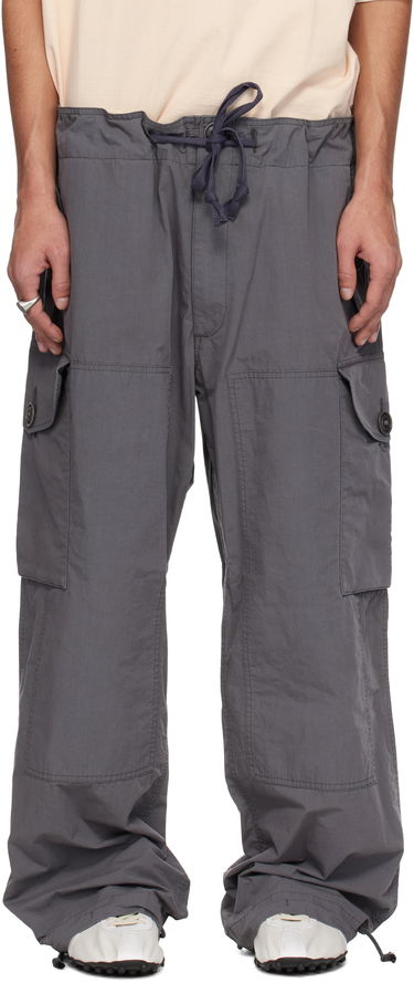 Cargo nohavice Maison Margiela Maison Margiela Drawstring Cargo Pants Šedá | S50KA0670 M35289, 0