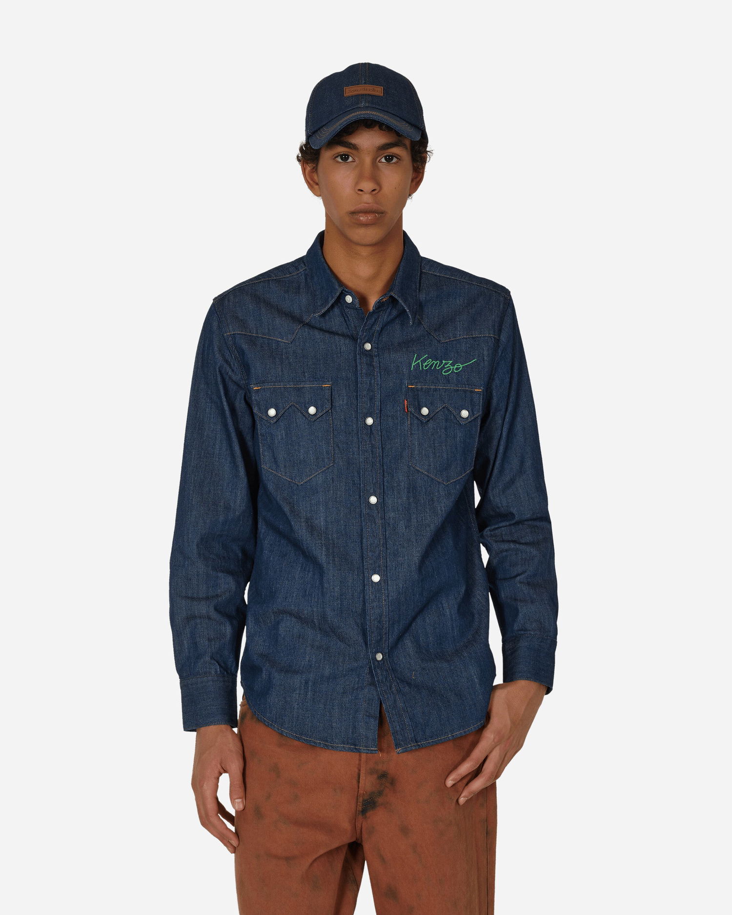 Košeľa KENZO Levi’s® Cowboy Rinse Blue Navy | FD65DC414LE6 DM, 0