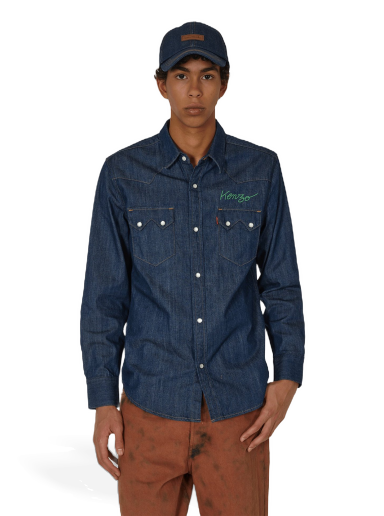 Košeľa KENZO Levi’s® Cowboy Rinse Blue Navy | FD65DC414LE6 DM