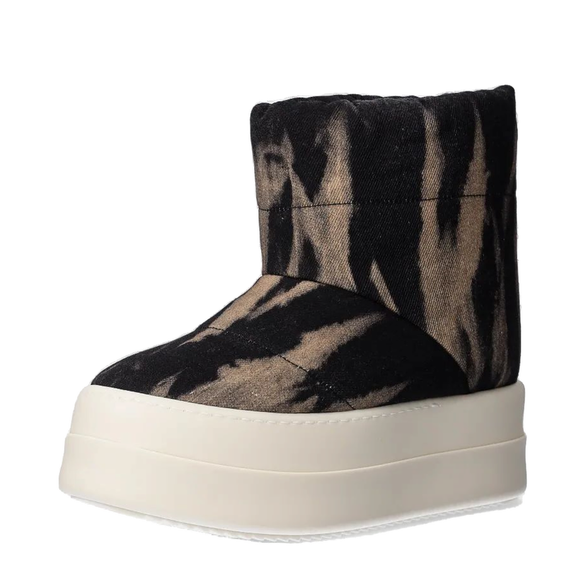 Tenisky a topánky Rick Owens Mega Bumper Low Lunar Platform Boots Čierna | DS02D2839.DBSUPA