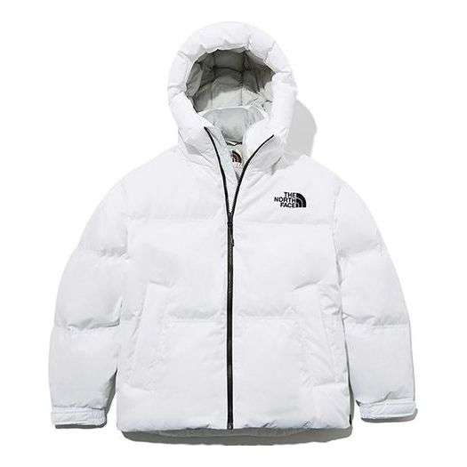 Prešívaná bunda The North Face 1996 Nuptse Eco Hooded Puffer Jacket Biela | NJ1DL80J