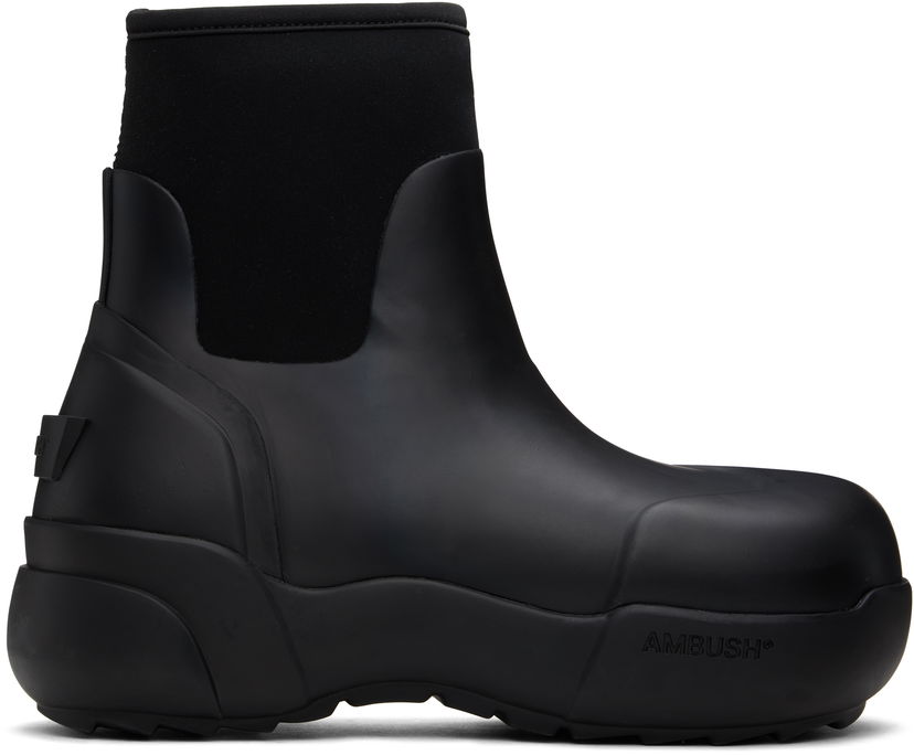 Pláštenka Ambush AMBUSH Rubber Boots Čierna | BWIE003F24MAT0011010