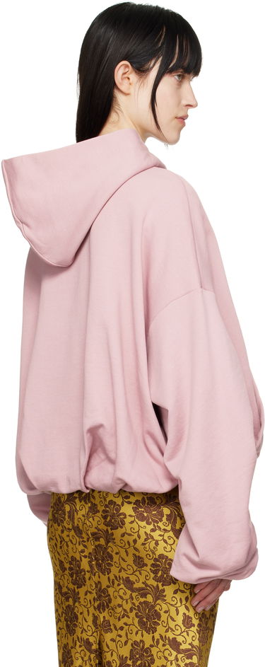 Mikina Dries Van Noten Dries Van Noten Draped Hoodie Ružová | 251-011106-1610, 2