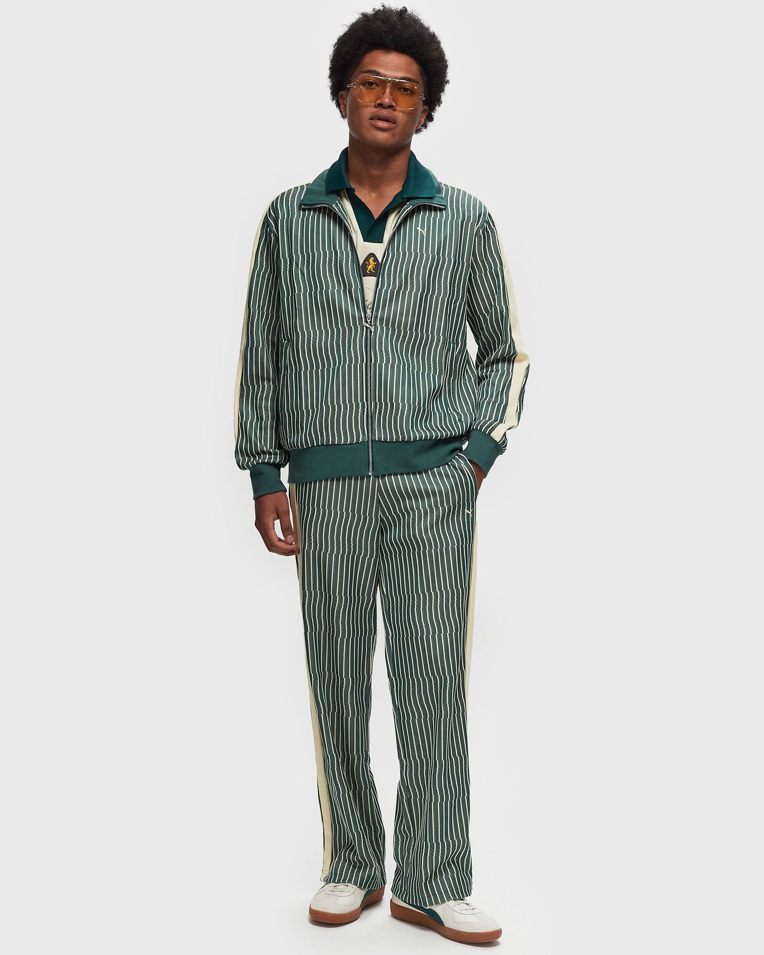 Bunda Puma THE PLAYERS LANE T7 Track Jacket Zelené | 626659-60, 1