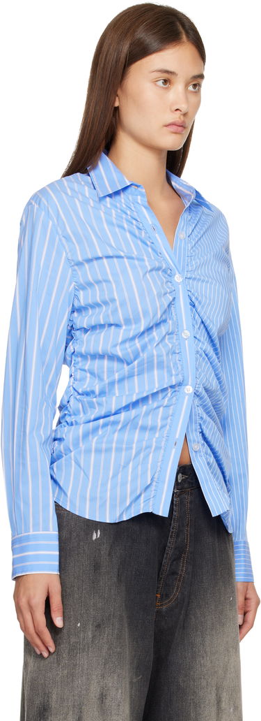 Košeľa Andersson Bell Stripe Shirring Shirt Modrá | atb1398w, 1