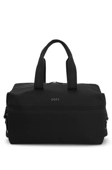 Cestovná taška BOSS BOSS Mixed-Structure Holdall Čierna | 50548308, 0