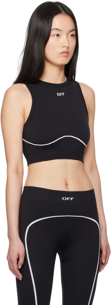 Tielko Off-White Off-White Stamp Seamless Sports Bra Čierna | OWVO05AC99KNI0021001, 1
