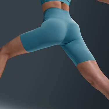Šortky Nike Zenvy High-Waisted 8" Bike Shorts Tyrkysová | DQ6003-006, 3