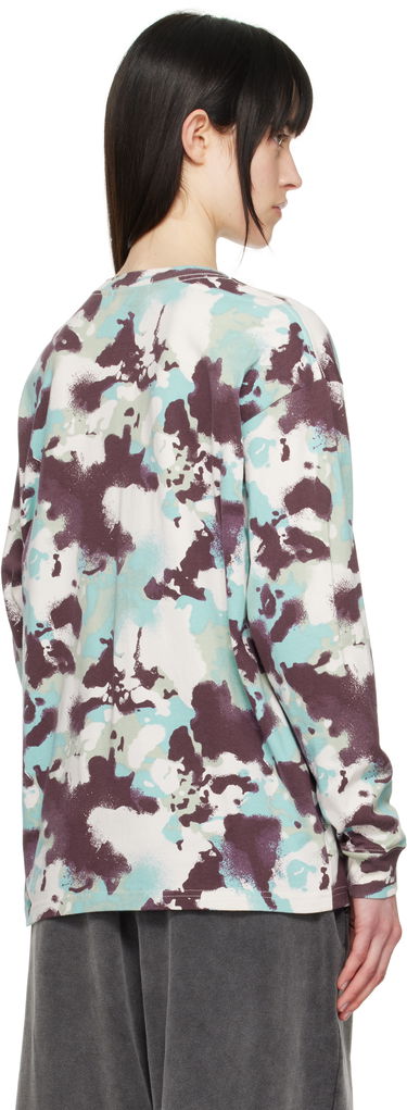 Tričko BAPE A Bathing Ape Map Camo Long Sleeve T-Shirt Rôznofarebný | 001LTL302001L, 2