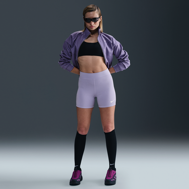 Bomber bunda Nike Sportswear Classic High-Waisted Cycling Shorts Fialová | HJ1019-533, 0